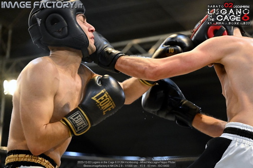 2023-12-02 Lugano in the Cage 6 01264 Kickboxing - Alfred Maccagni-Filippo Pfister